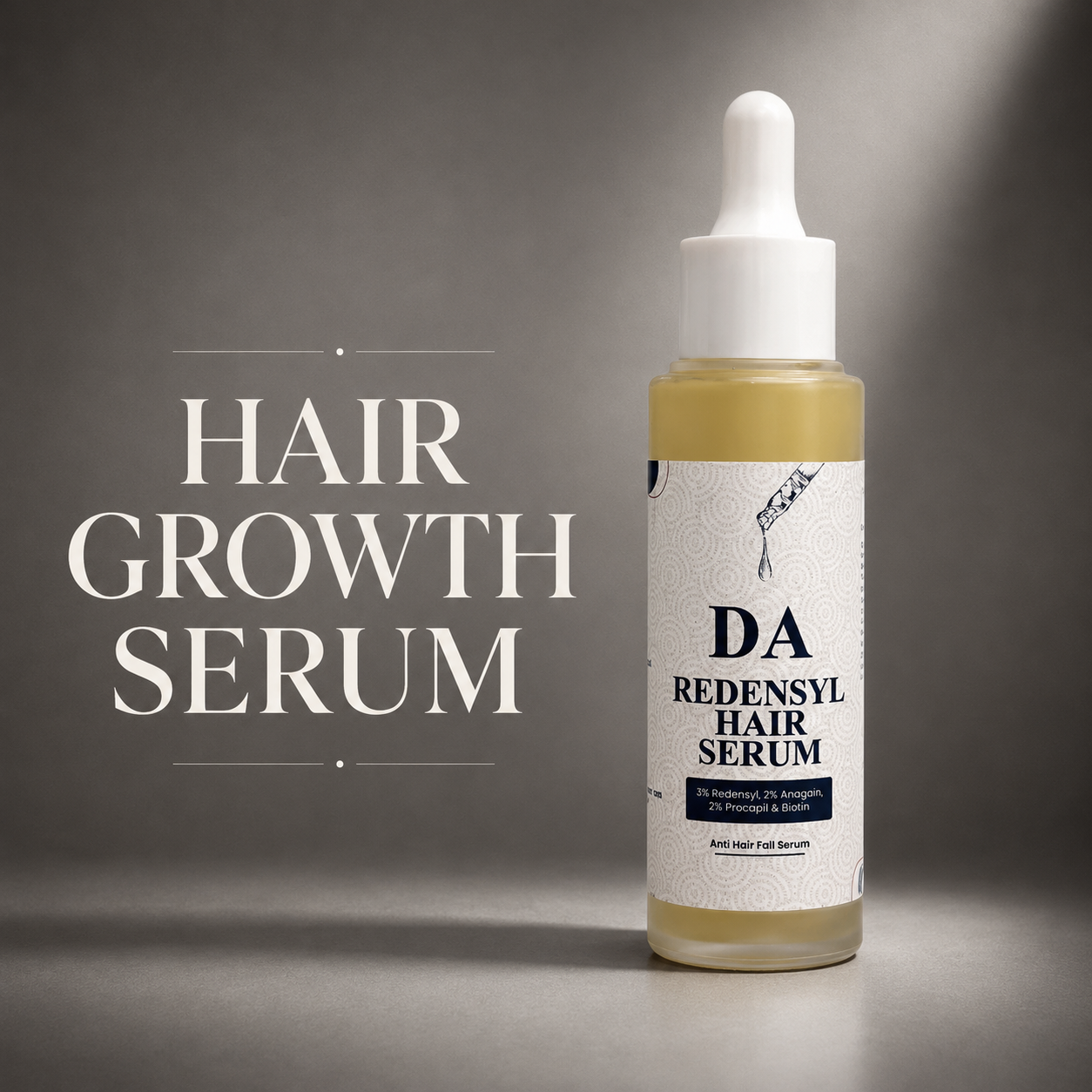 Hair Growth Serum : Hair Fall Ends. Power Begins